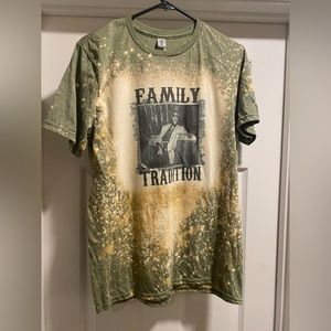 Hank Williams Family Tradition Bleached Tshirt